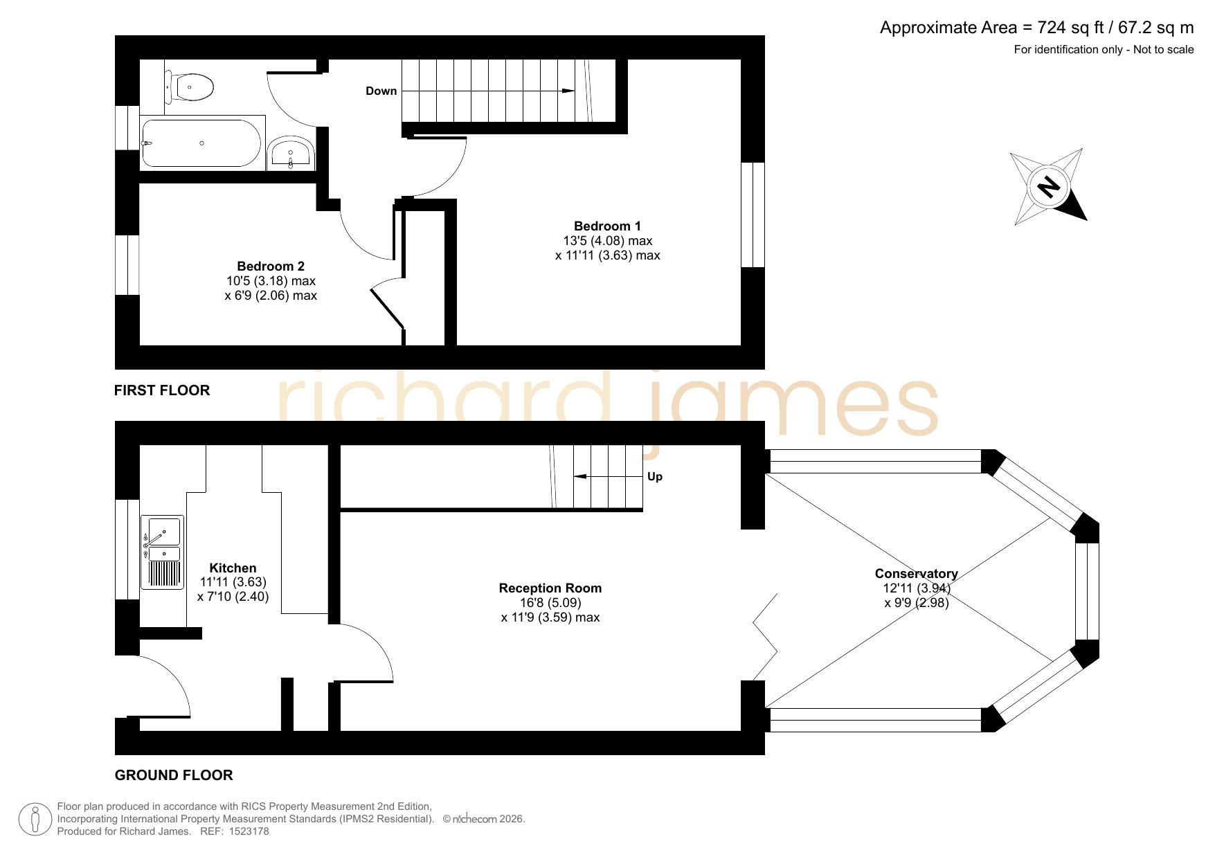 Pearce Close, Swindon floorplan