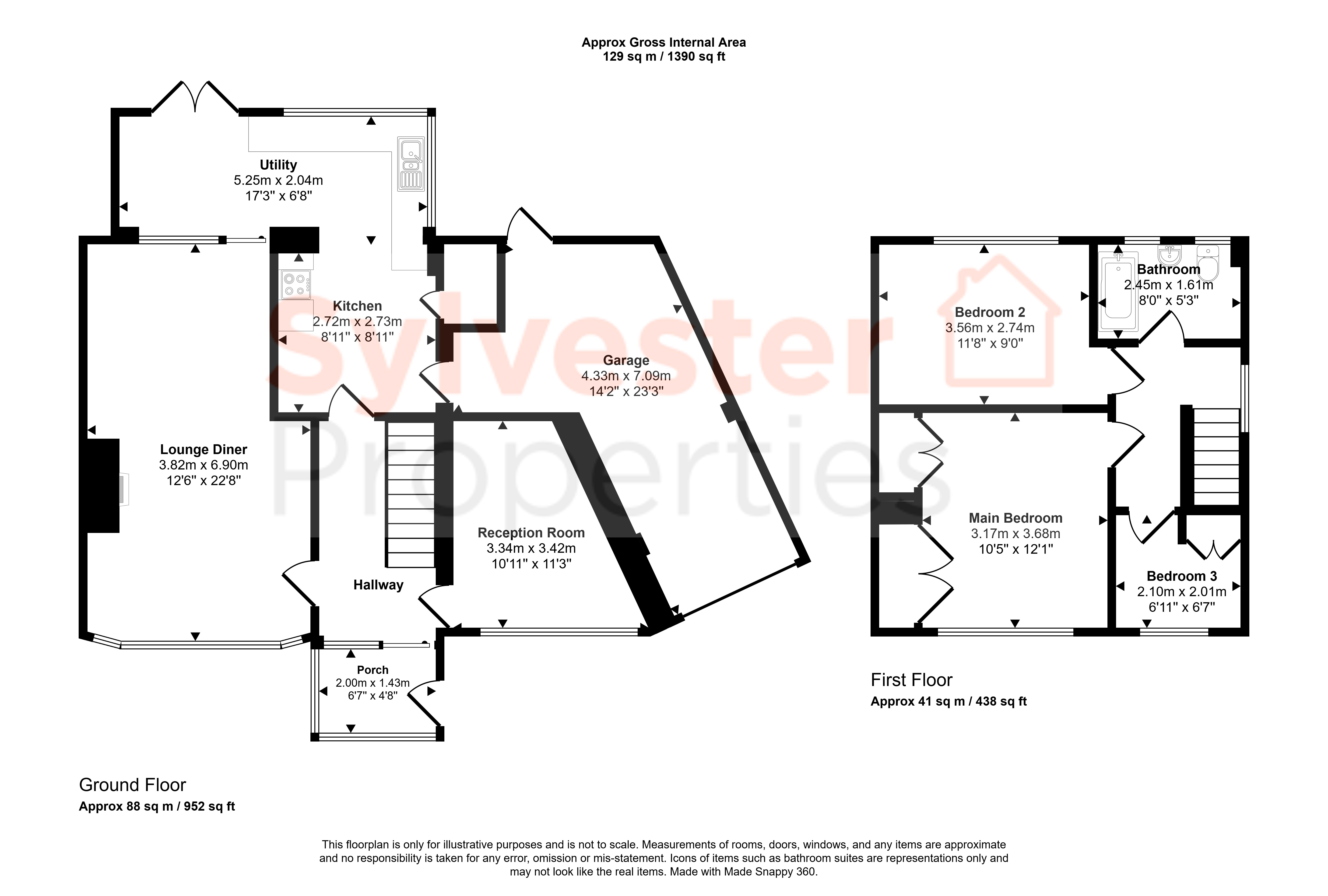 34, Tudor Drive, Stanley floorplan