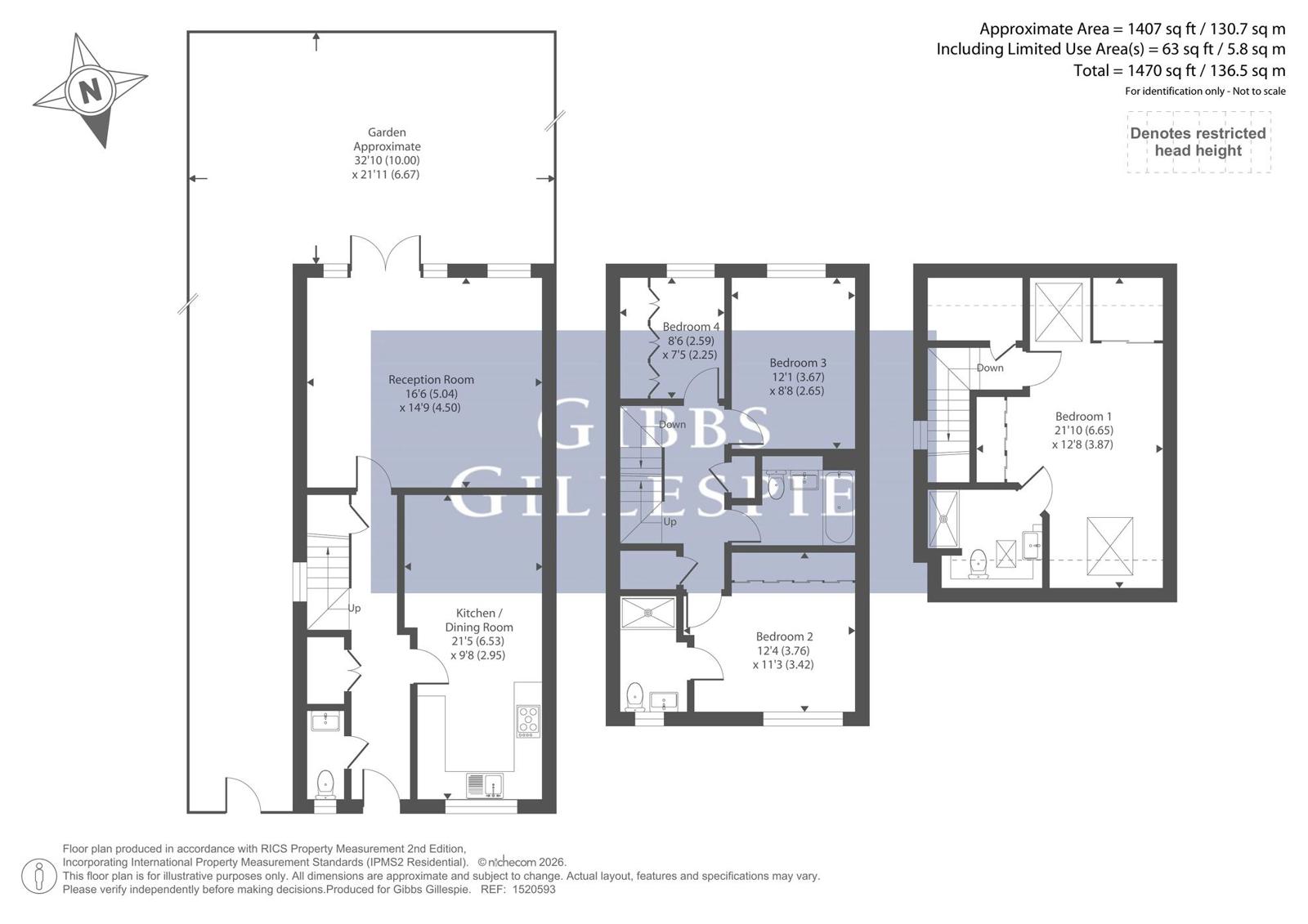 16, Elmore Drive, Harrow floorplan