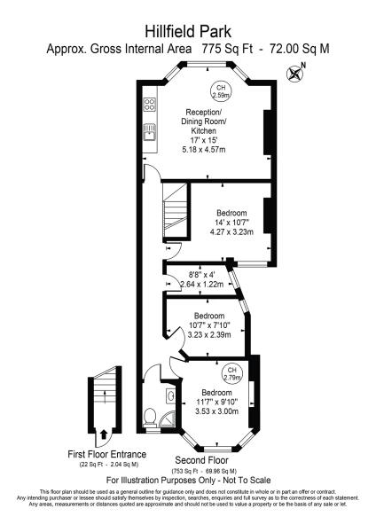 94, Hillfield Park Mews, London floorplan