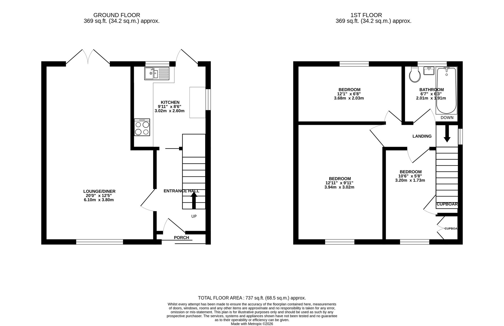 32 Cleveland Road, Wigston floorplan