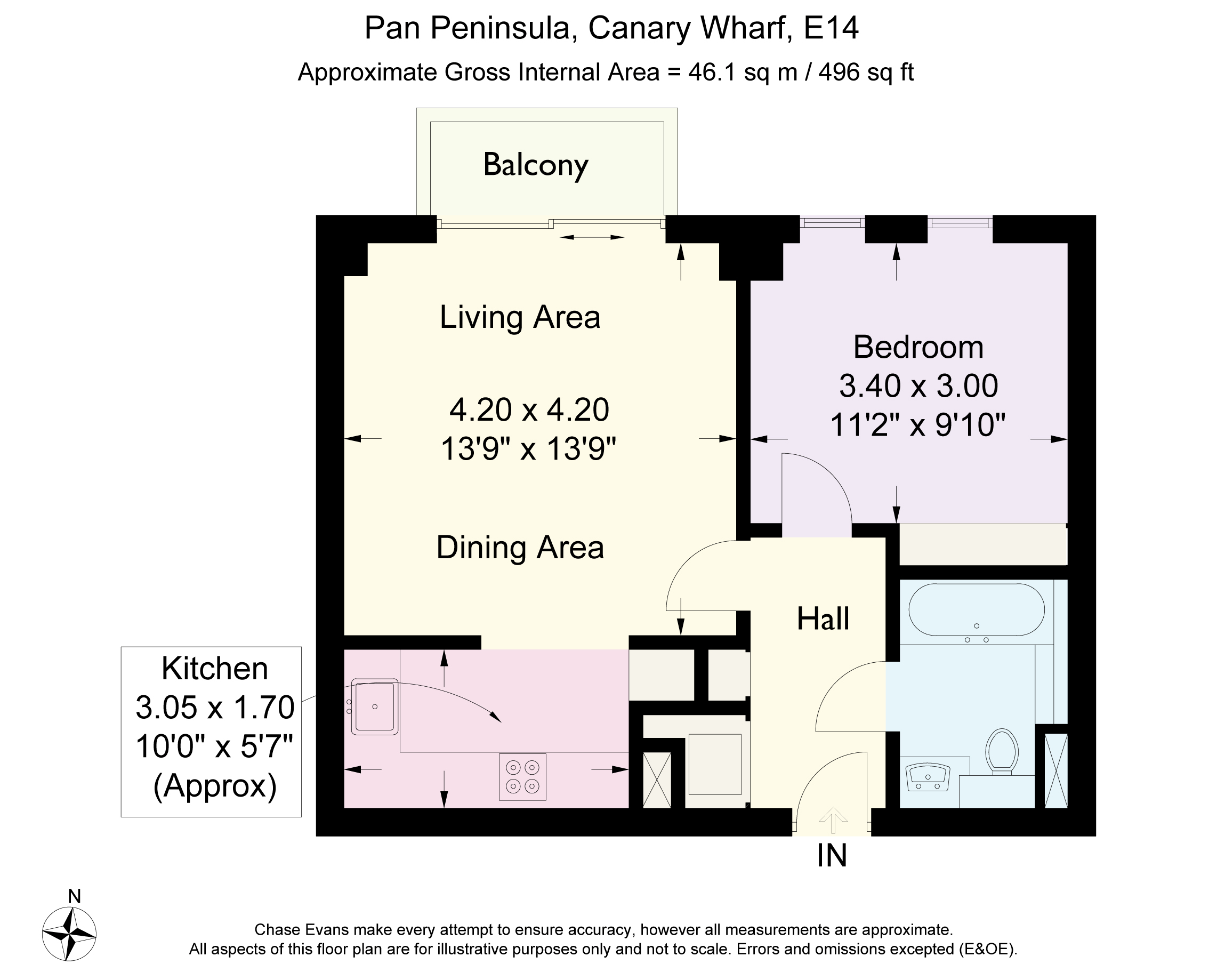 1 Bedrooms Flat to rent in East Tower, Pan Peninsula Square, Canary Wharf E14