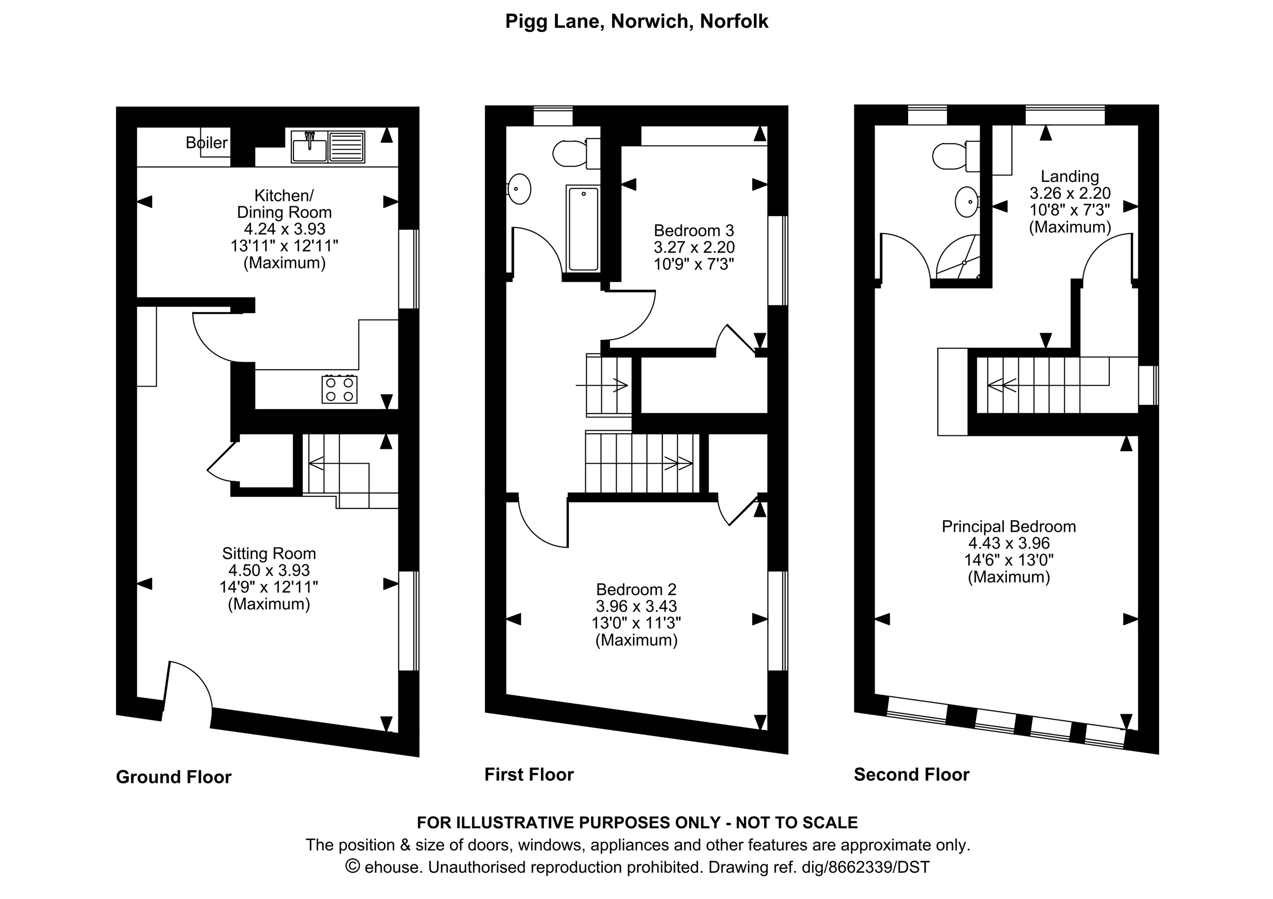Pigg Lane, Norwich floorplan