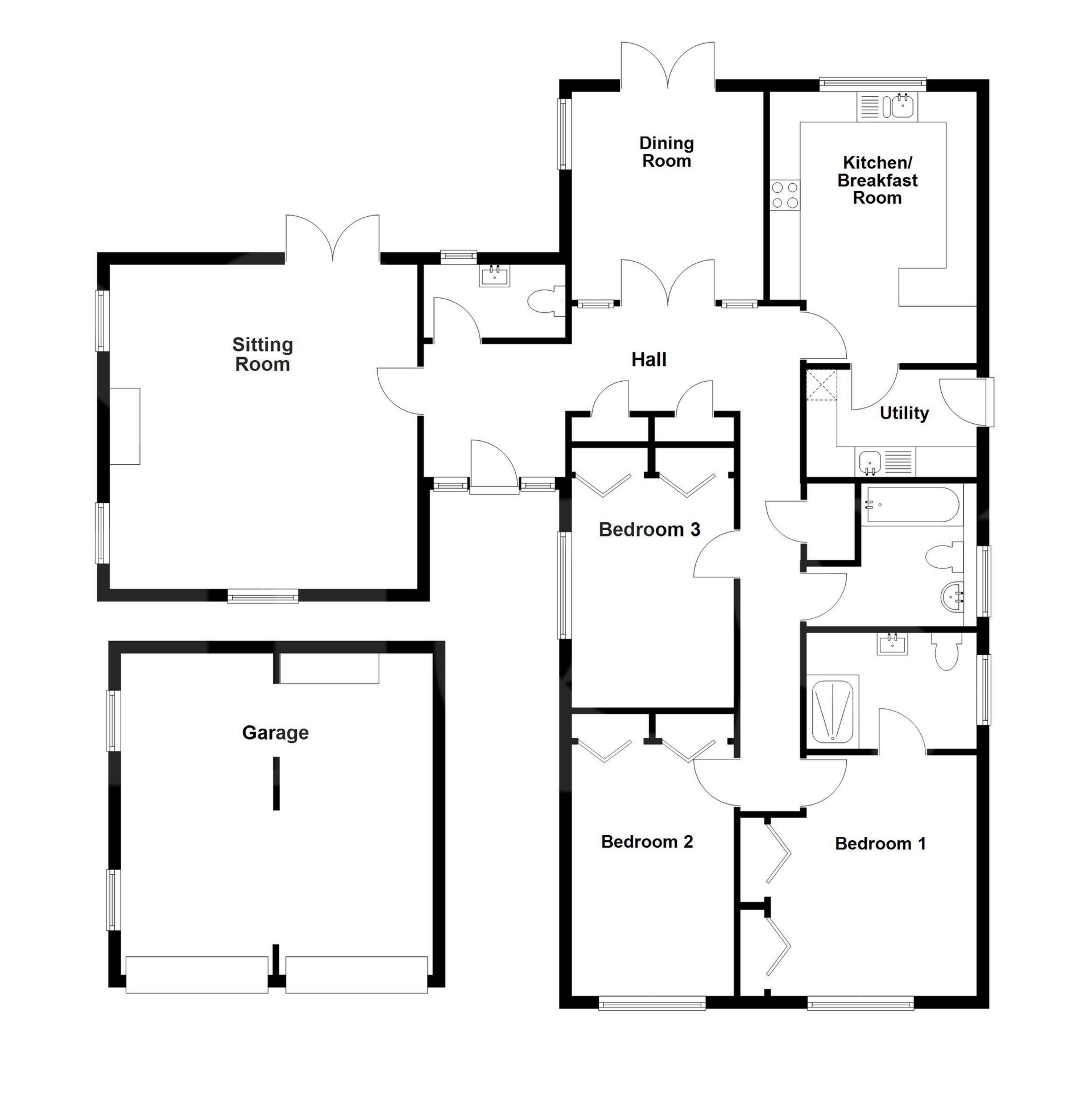 1, Millers Way, Devon floorplan