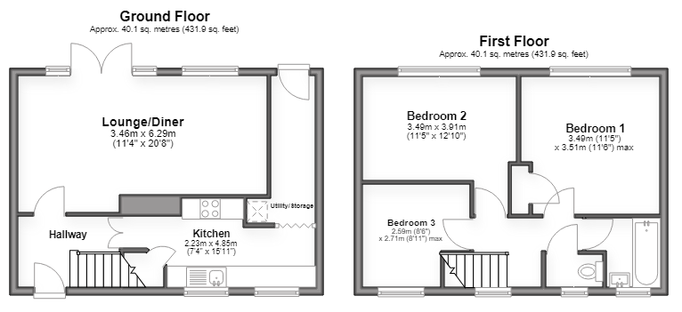 39, Foxdown Road, Brighton floorplan