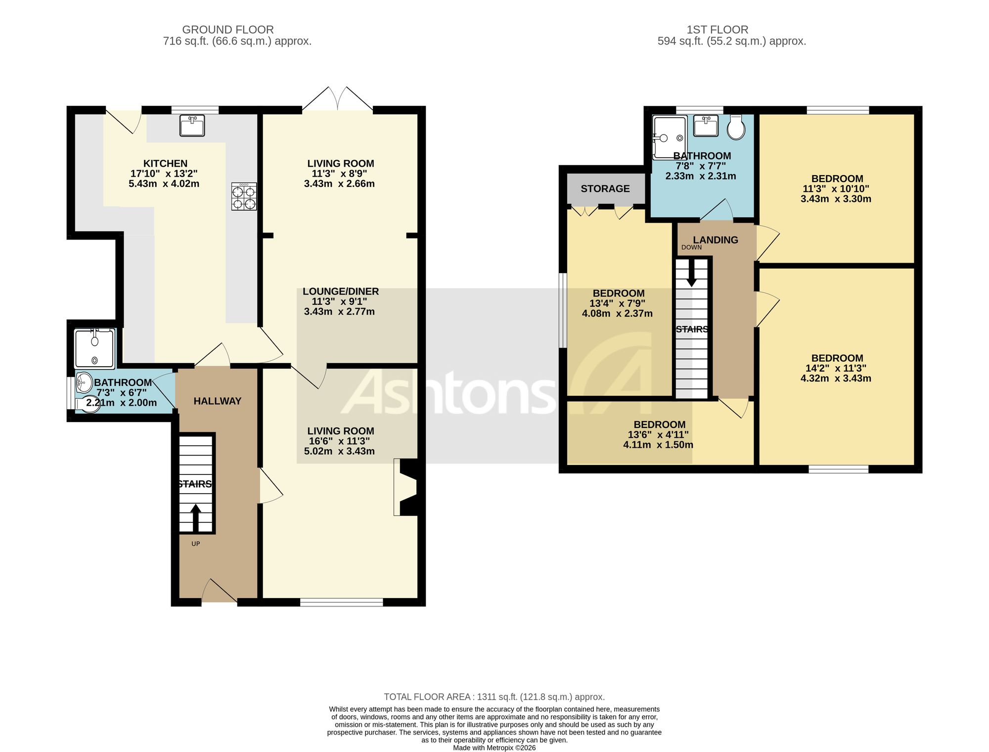 59 Eskdale Road, Wigan floorplan