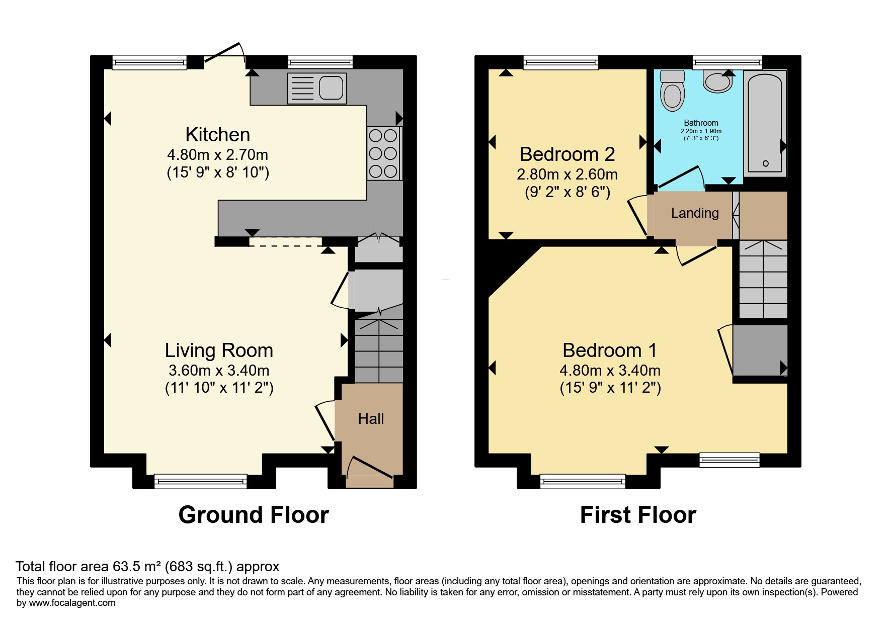 Oakdene Road, Uxbridge floorplan