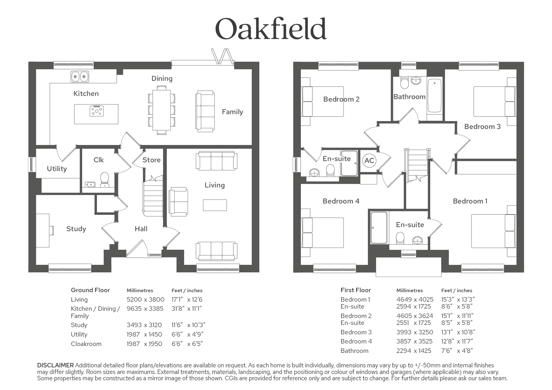 Plot 15 The Oakfield,, Plot 15, The Oakfield, Orchard Meadows, Churchill, Winscombe floorplan