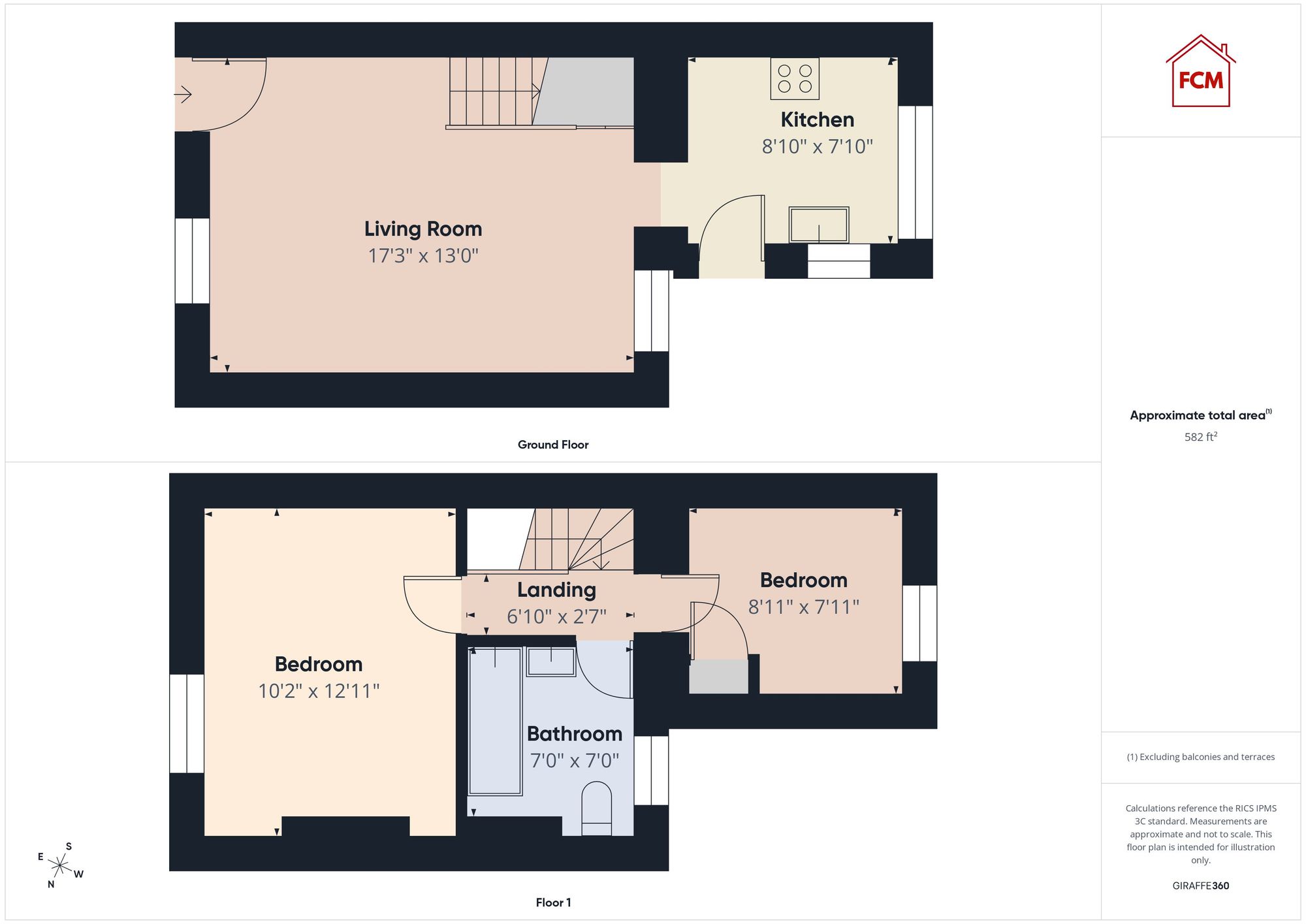 68 High Road, Whitehaven floorplan