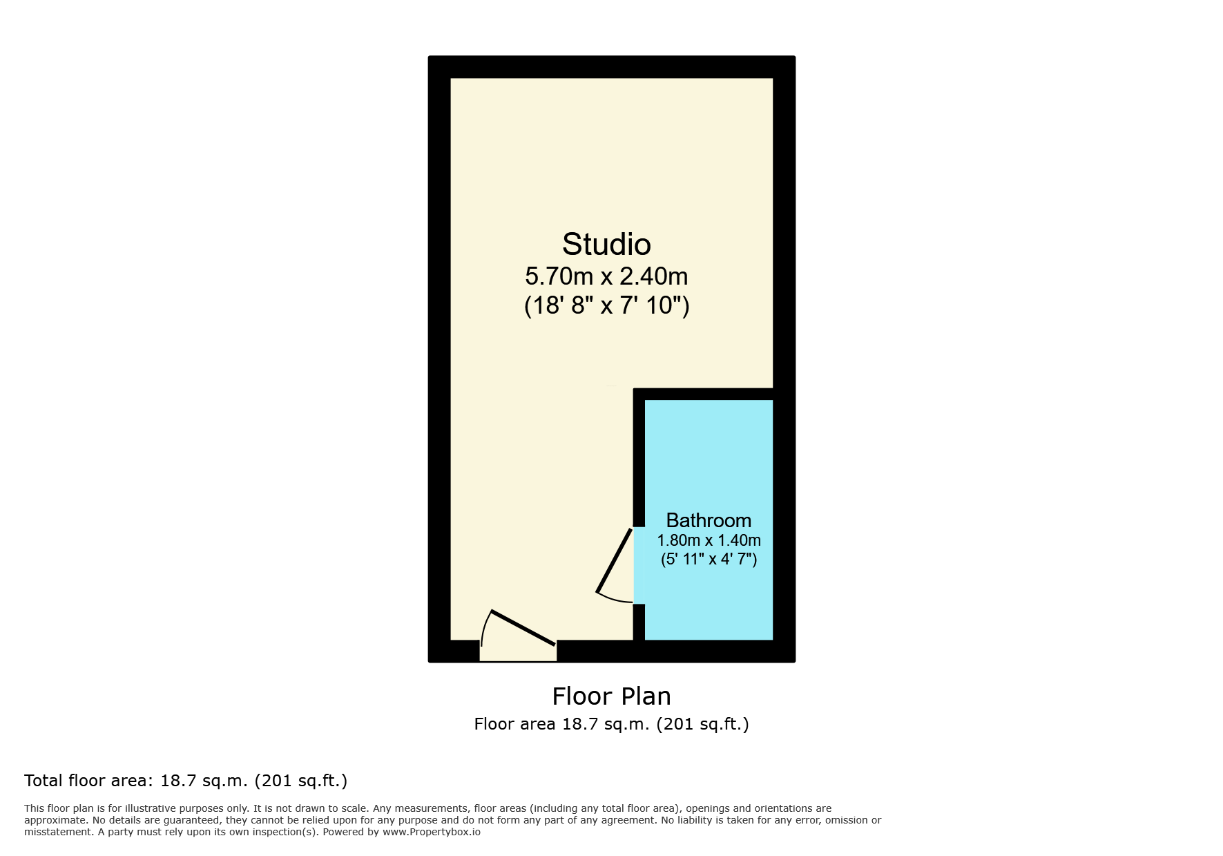 207 Dunn House 50-56, North Bridge Street, Sunderland floorplan