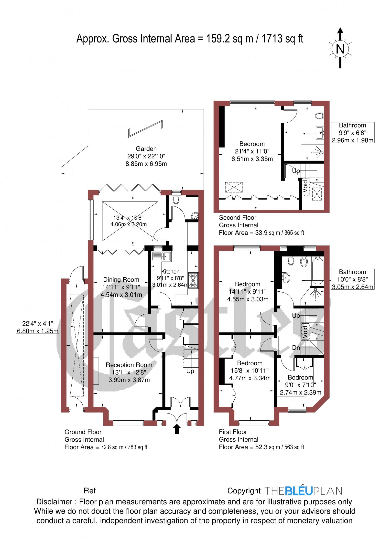 Rokesly Avenue, London N8, 4 bedroom end terrace house for sale