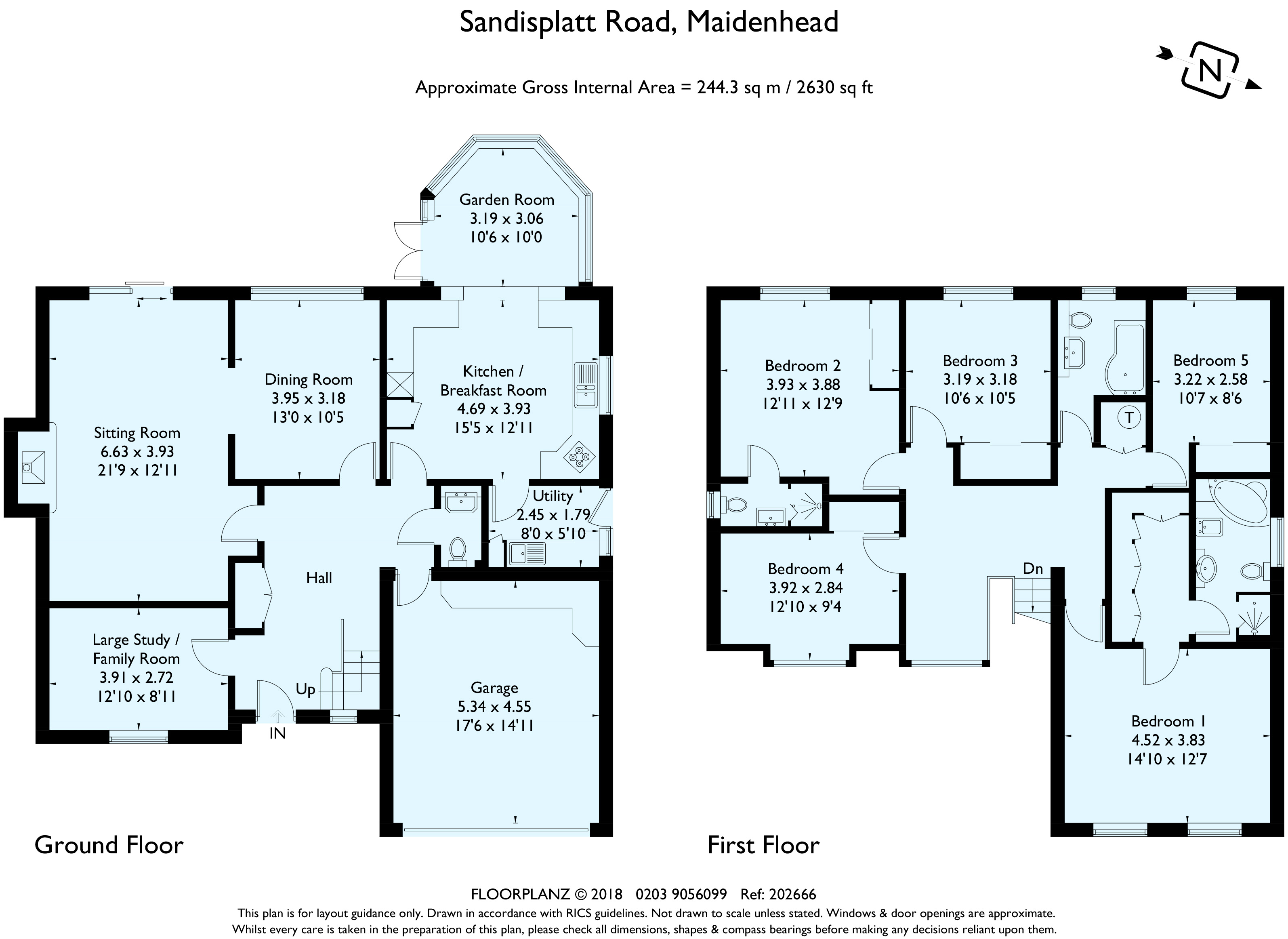 5 Bedrooms Detached house to rent in Sandisplatt Road, Maidenhead SL6