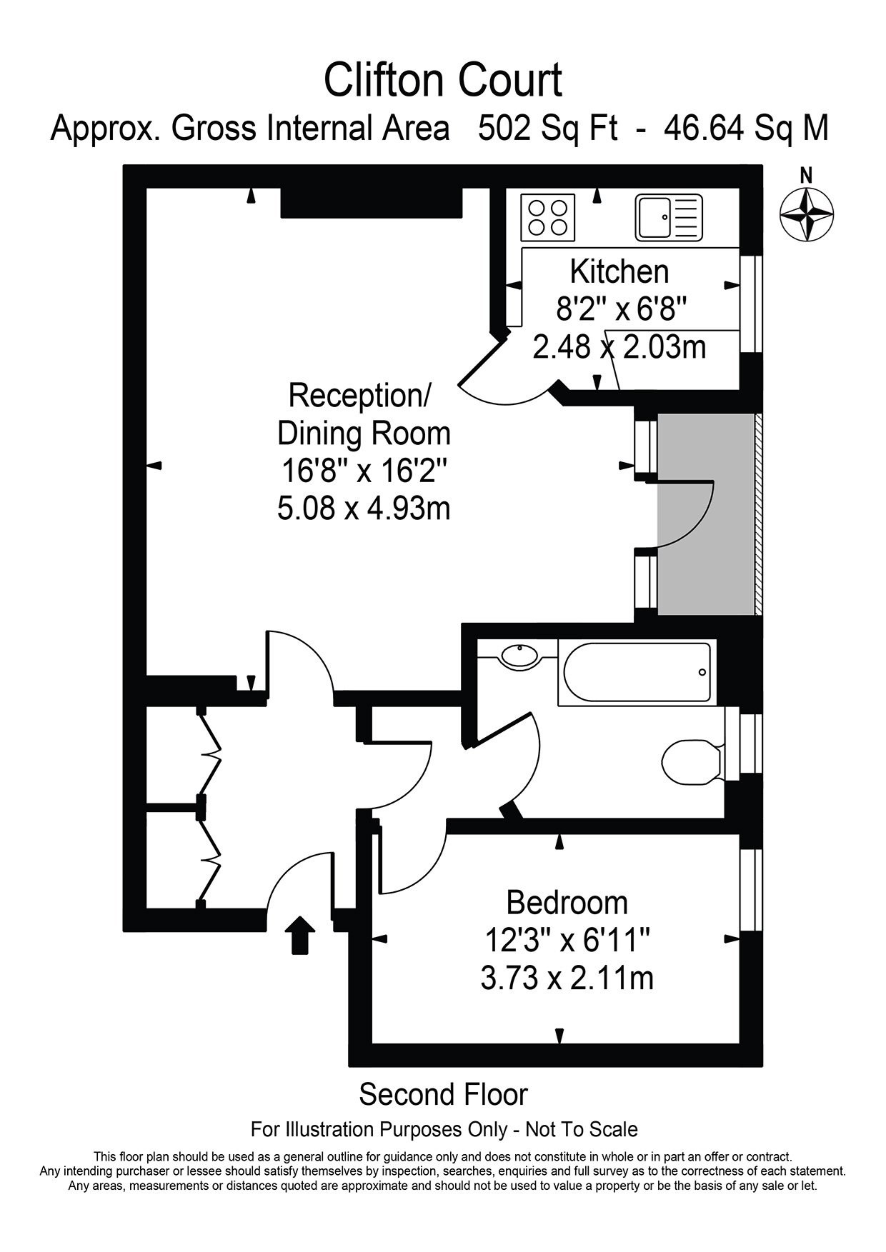 1 Bedrooms Flat to rent in Clifton Court, Northwick Terrace, St Johns Wood, London NW8