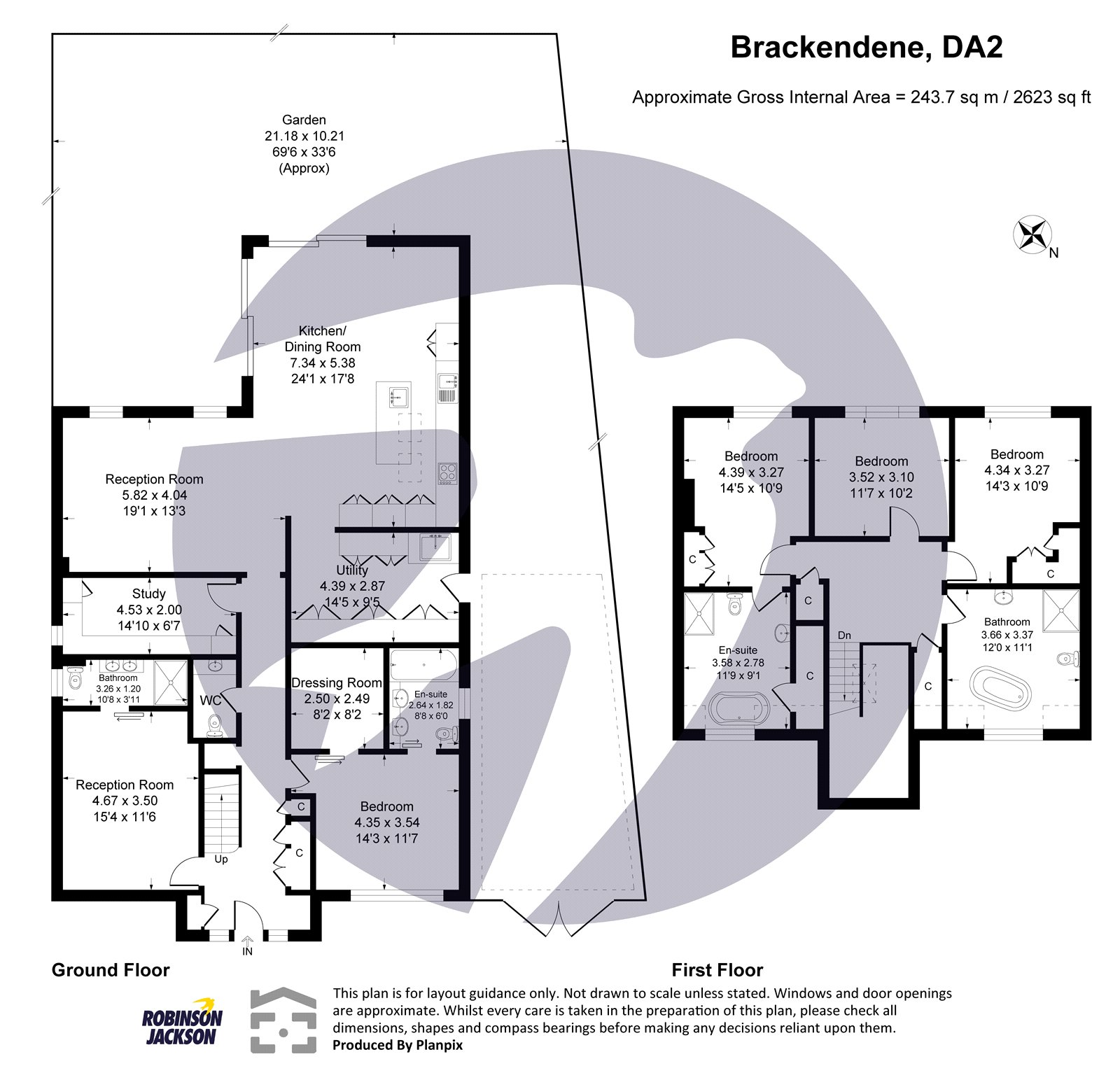 30, Brackendene, Kent floorplan