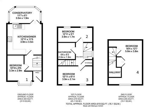 Room 1, 12, Hodges Court, Grandpont floorplan