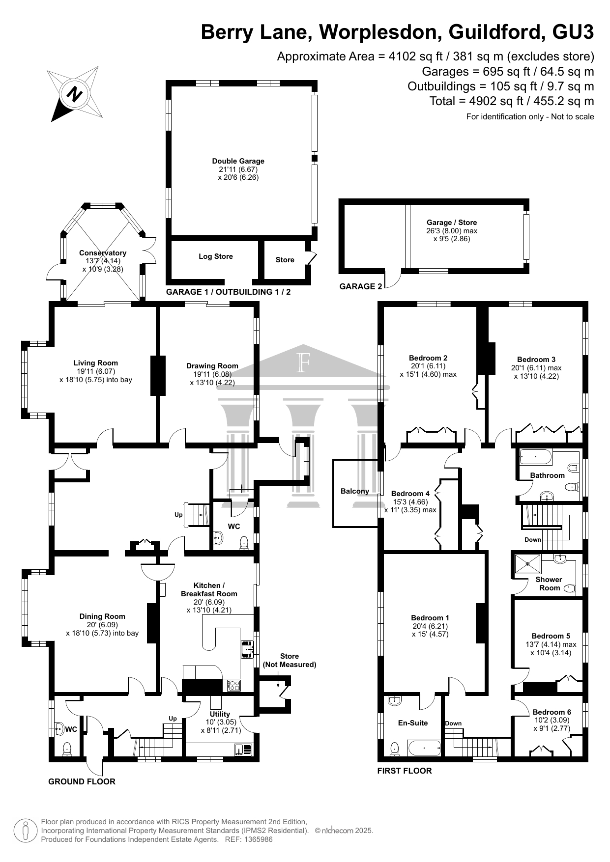 Little Bridley, Berry Lane, Guildford floorplan