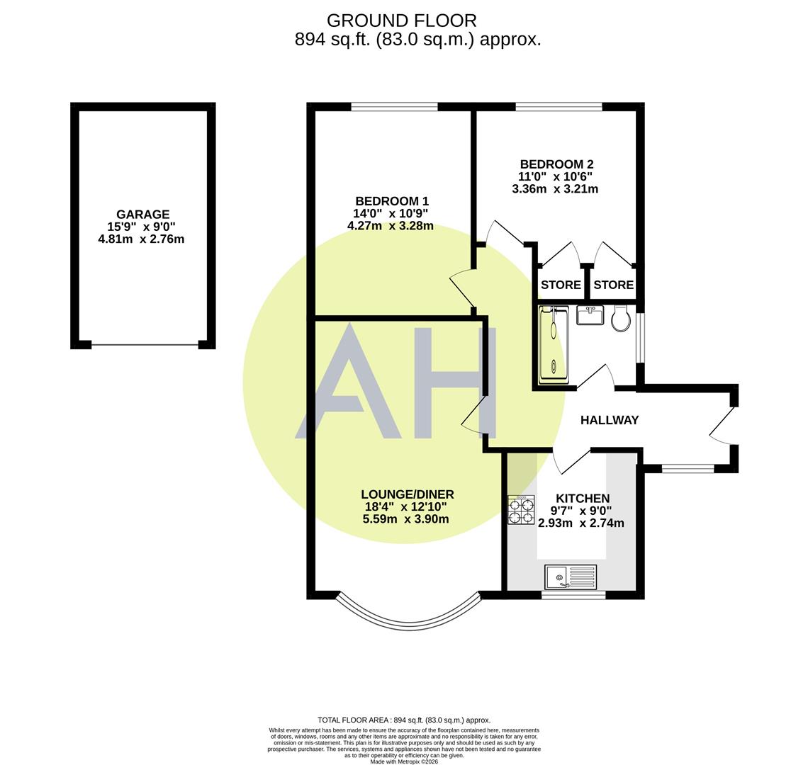 Oakfield, Sale floorplan