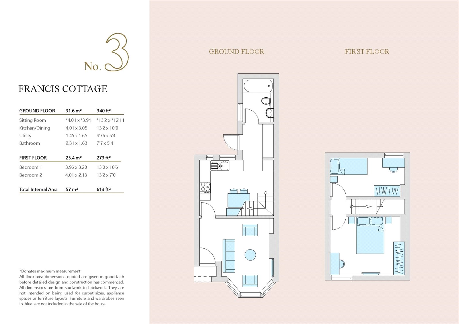 3 Francis Cottages,, White Hill, Buckinghamshire floorplan