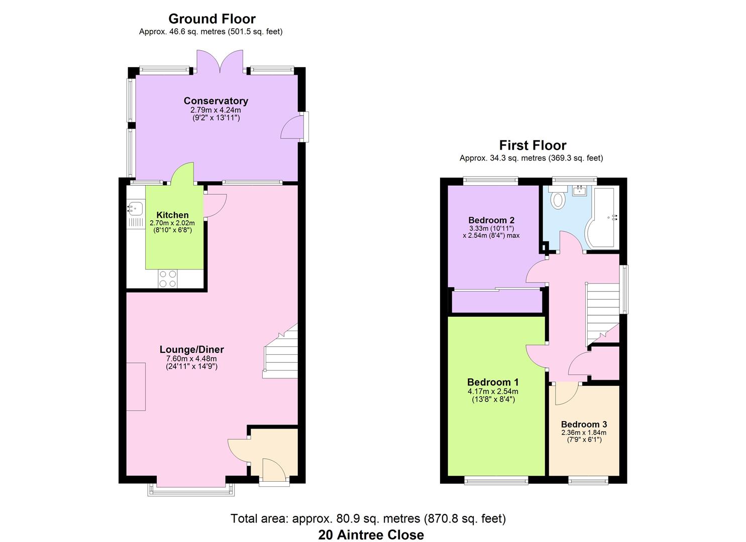 3 Bedrooms Semi-detached house to rent in Aintree Close, Bletchley, Milton Keynes MK3