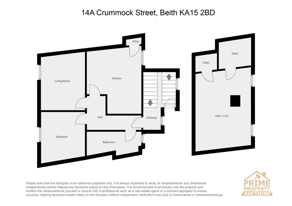 14A, Crummock Street, Beith floorplan