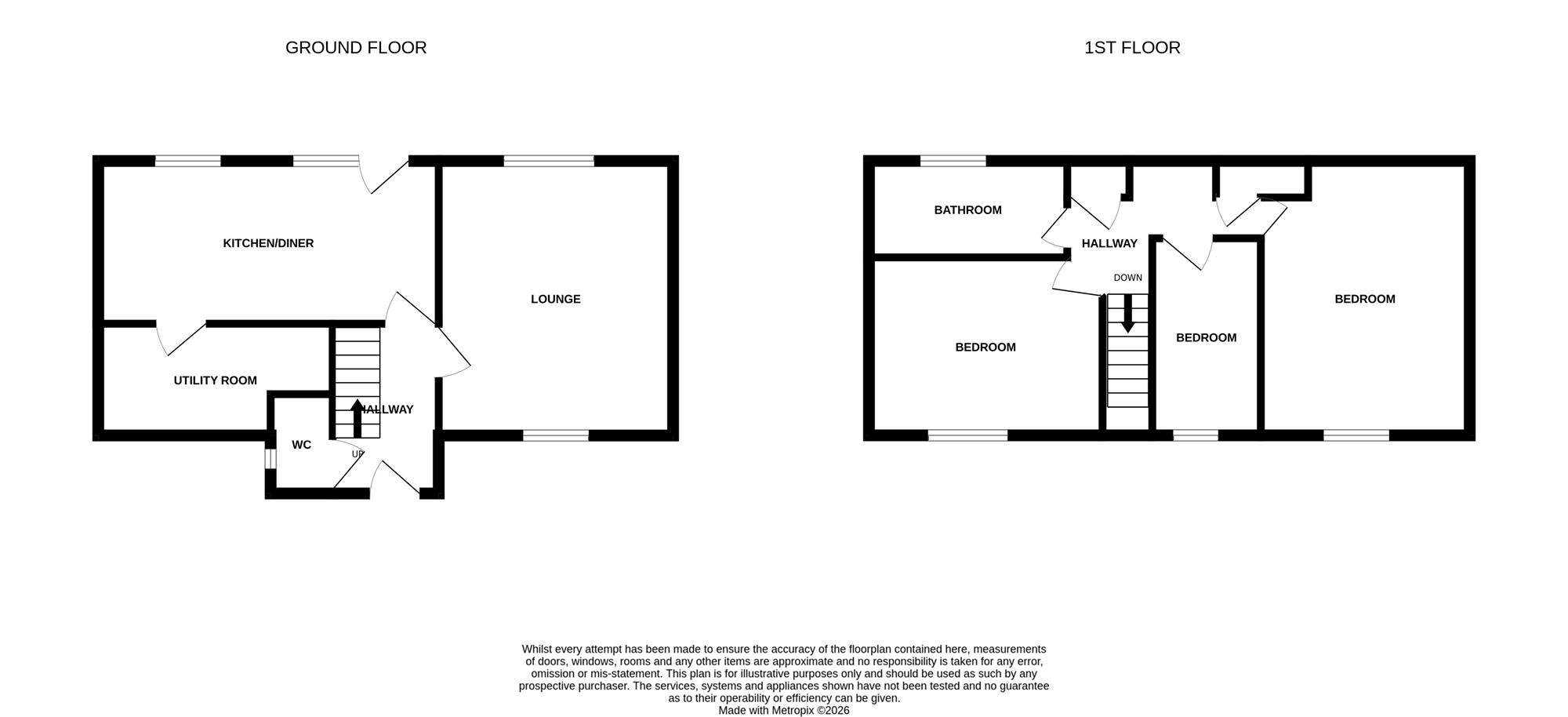 45, Ibsen Walk, Corby floorplan