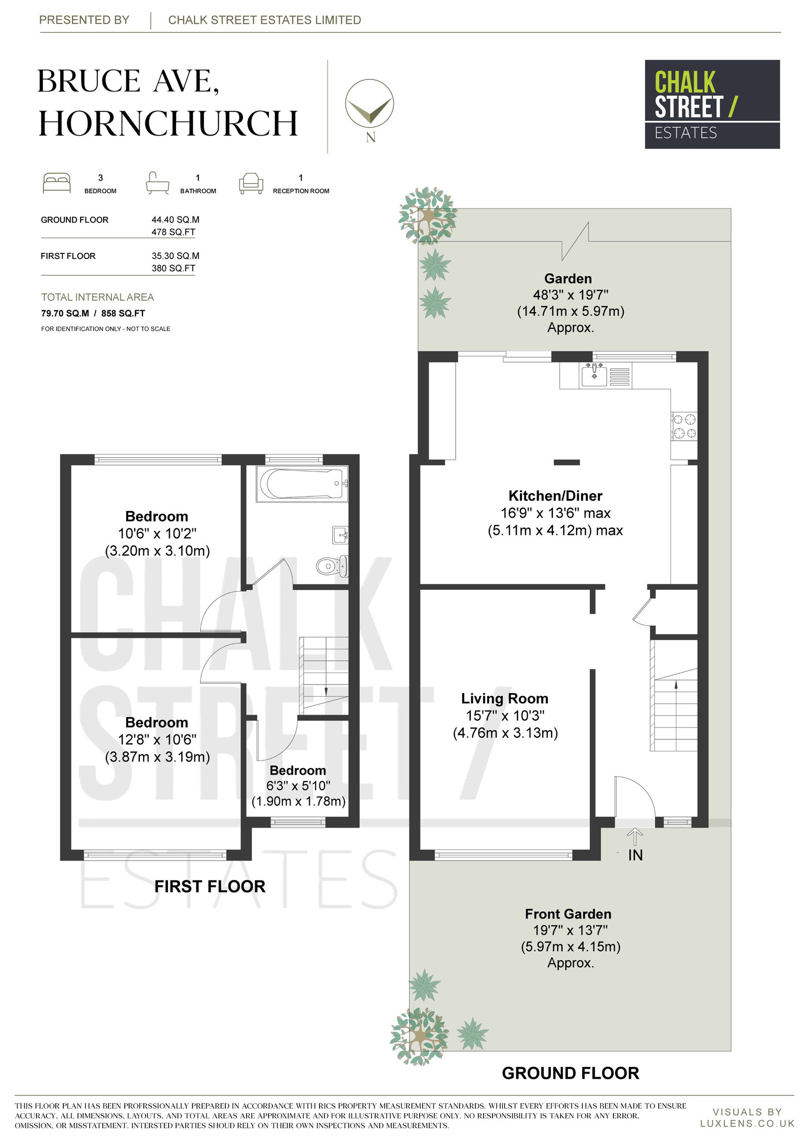 134, Bruce Avenue, Hornchurch floorplan