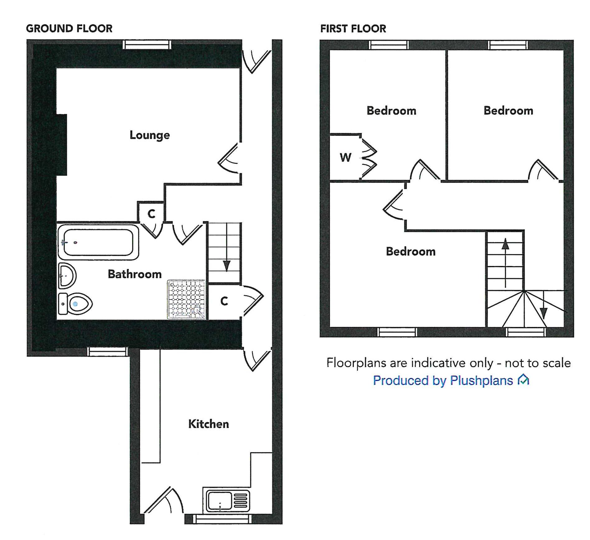 23, St. John Street, Whithorn floorplan