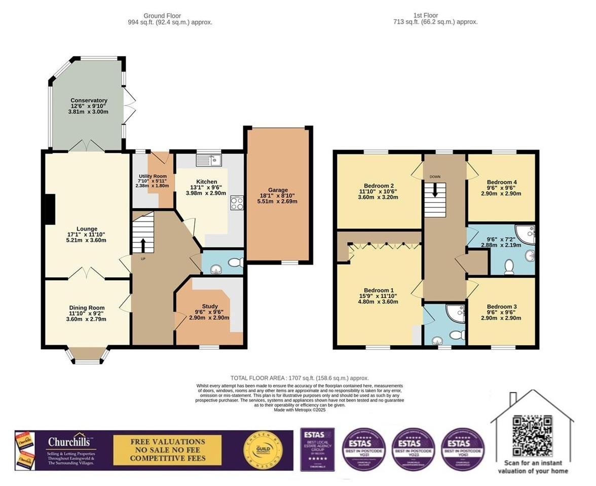 3, Gatenby Garth, York floorplan