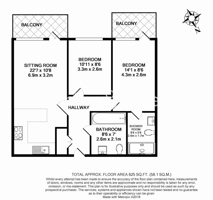99 Belgravia House, Dickens Yard,, Longfield Avenue, London floorplan