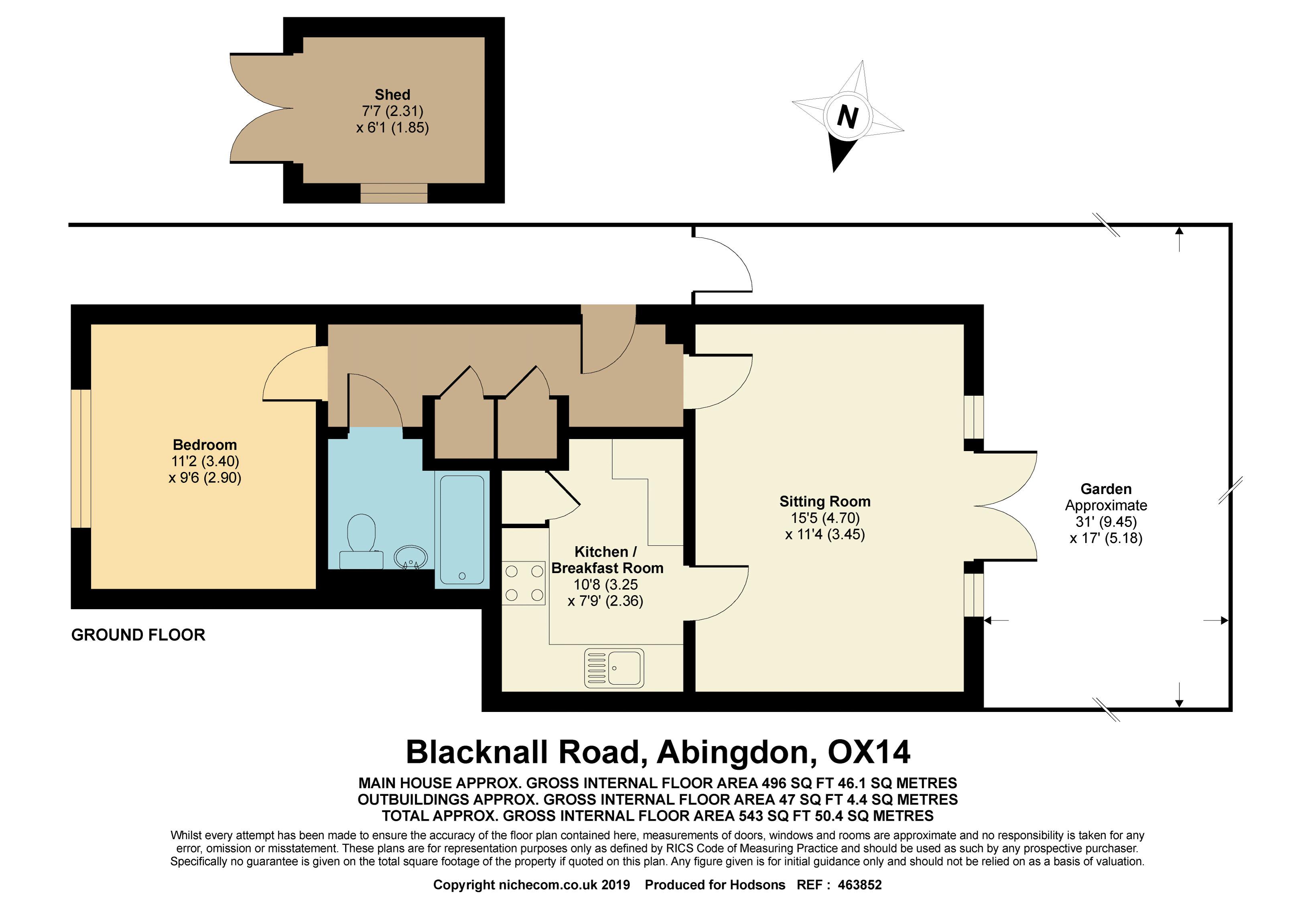 1 Bedrooms Flat for sale in Blacknall Road, Abingdon OX14