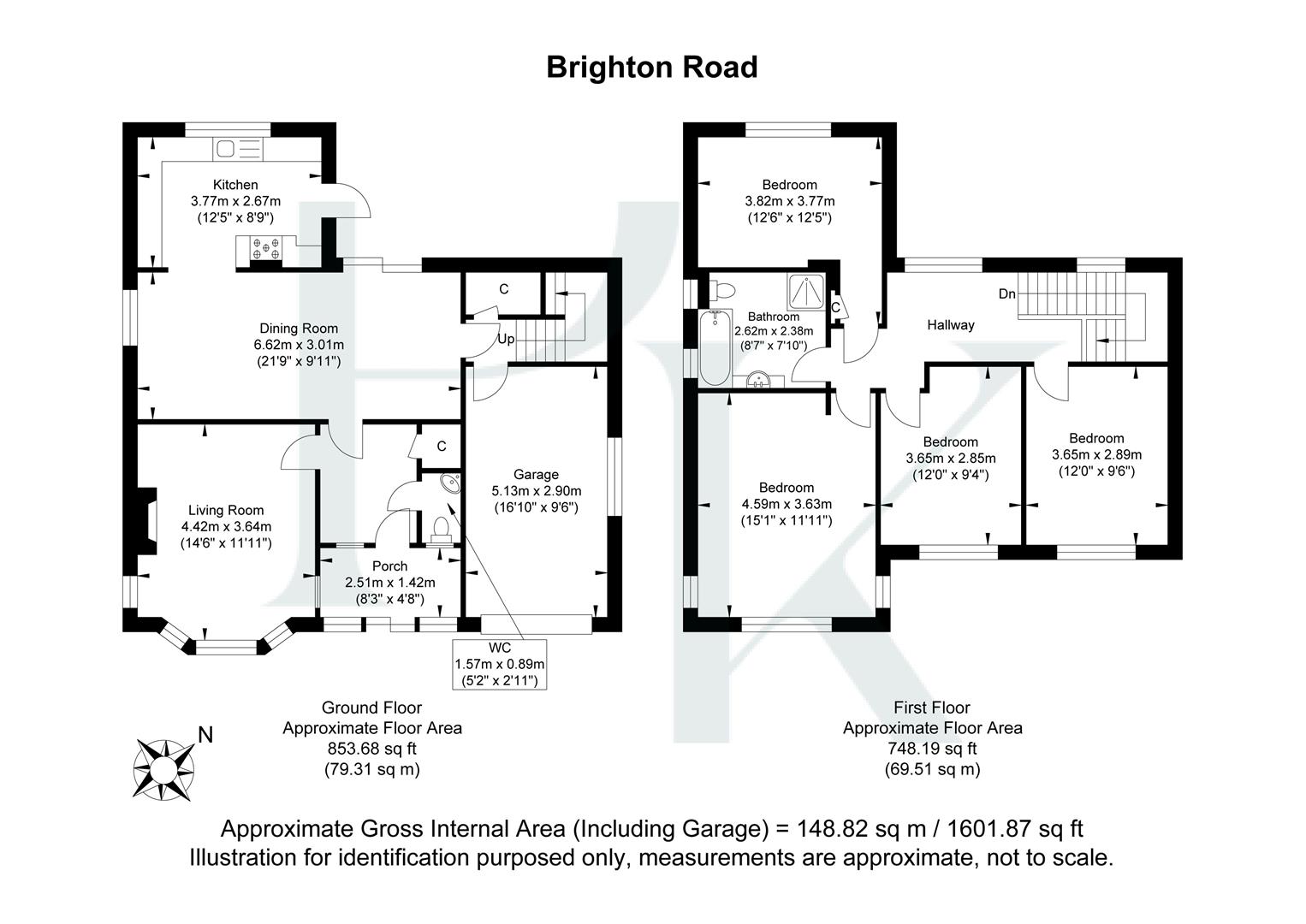 147, Brighton Road, Lancing floorplan