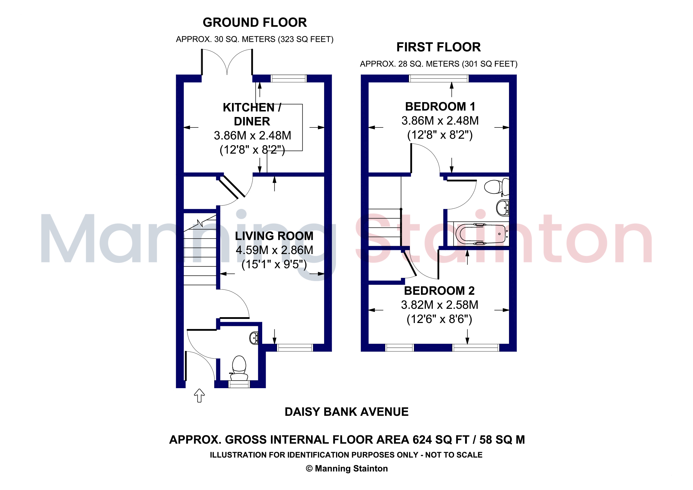 8, Daisy Bank Avenue, Leeds floorplan