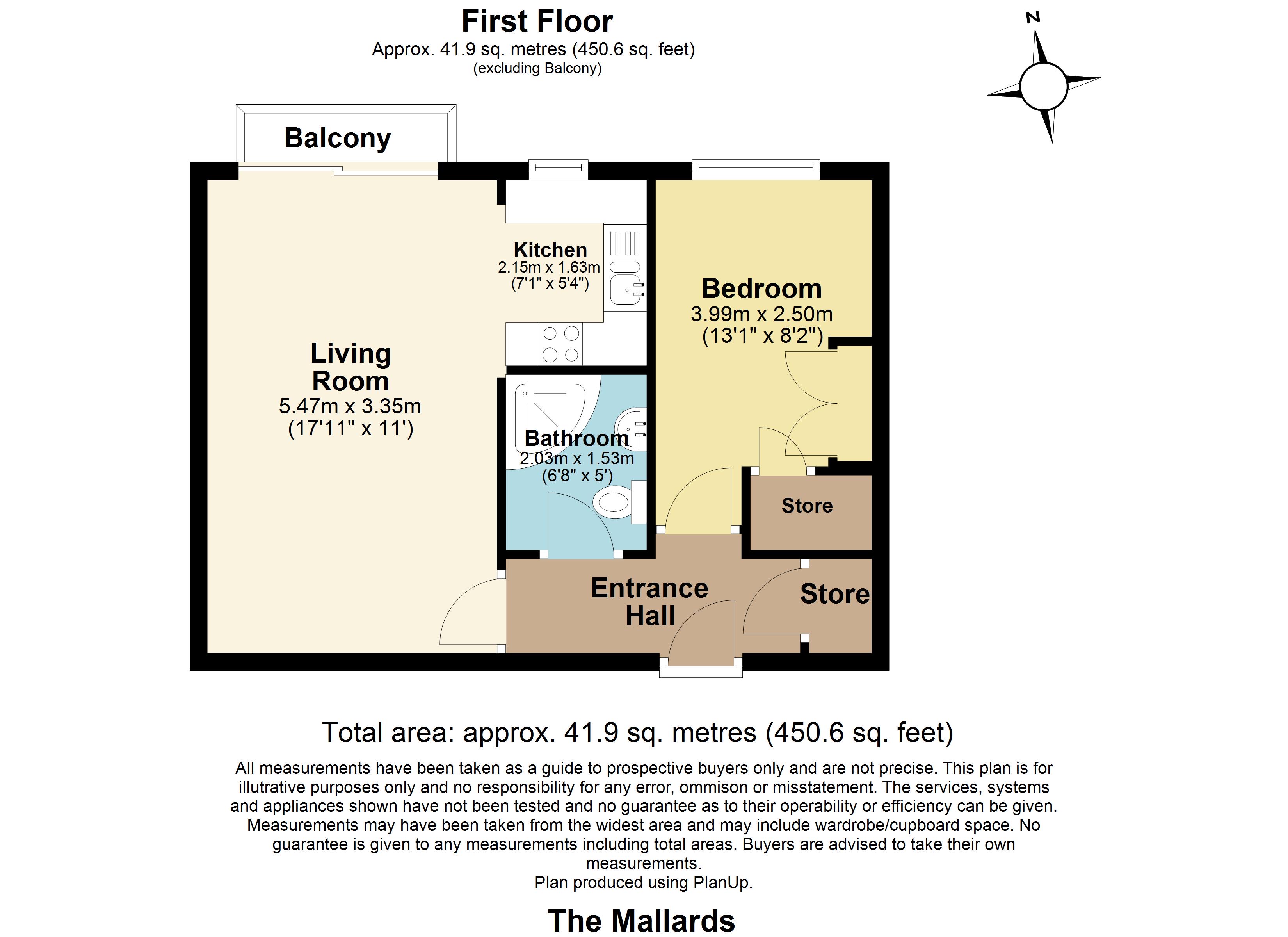 Flat 41, The Mallards, 236, High Street, Southend-on-Sea floorplan