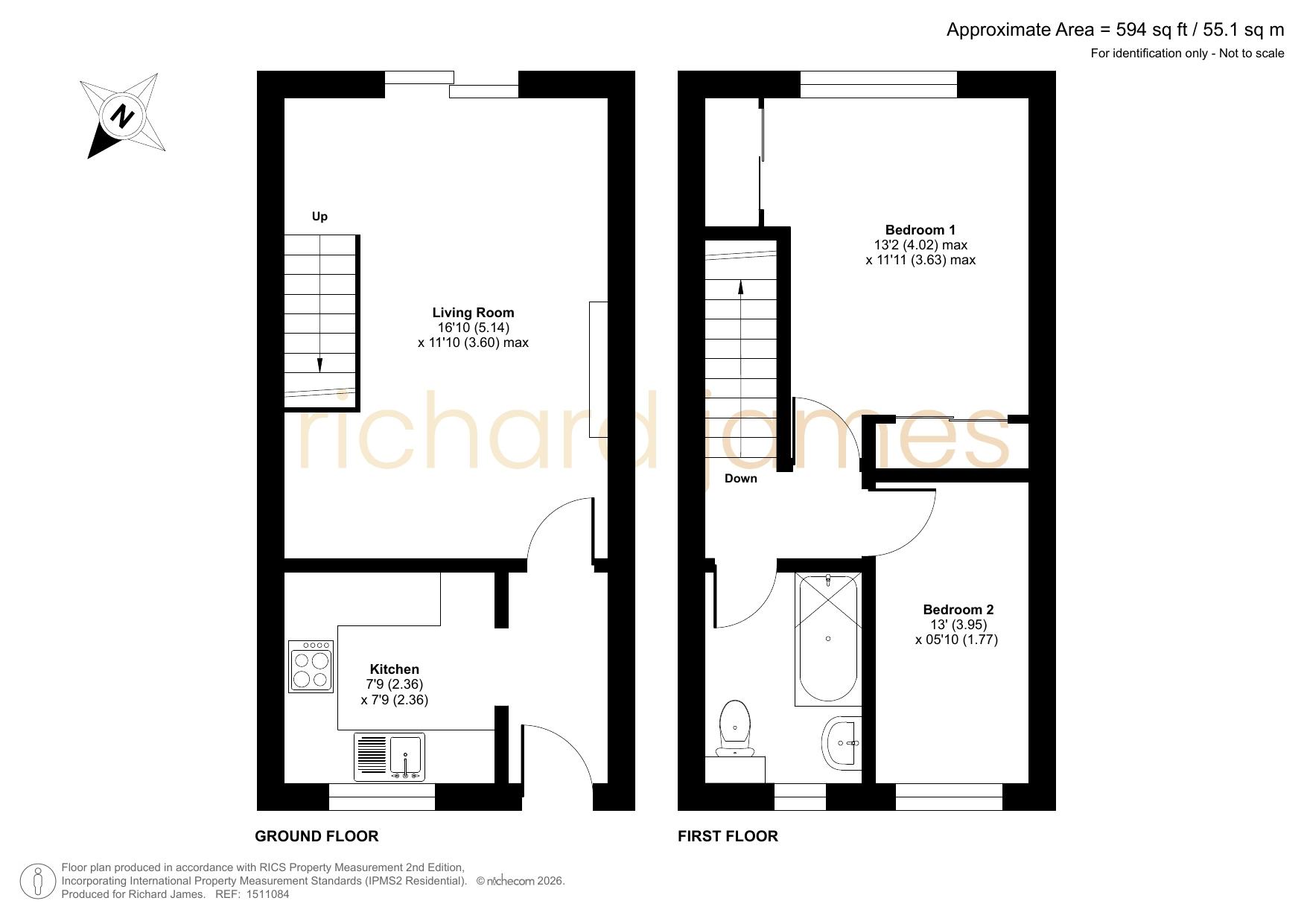 11, Griffiths Close, Swindon floorplan