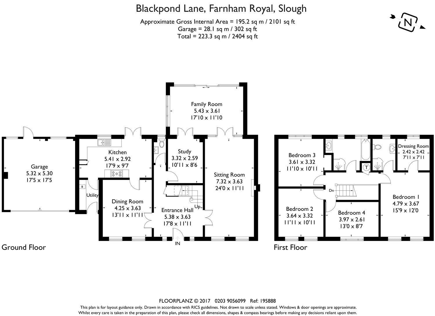 4 Bedrooms Detached house for sale in Blackpond Lane, Farnham Royal, Buckinghamshire SL2