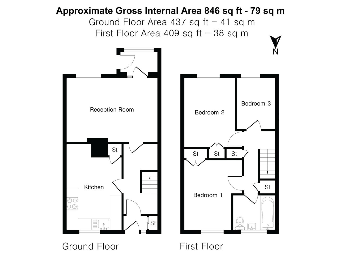 43, Thornbera Gardens, Bishop's Stortford floorplan