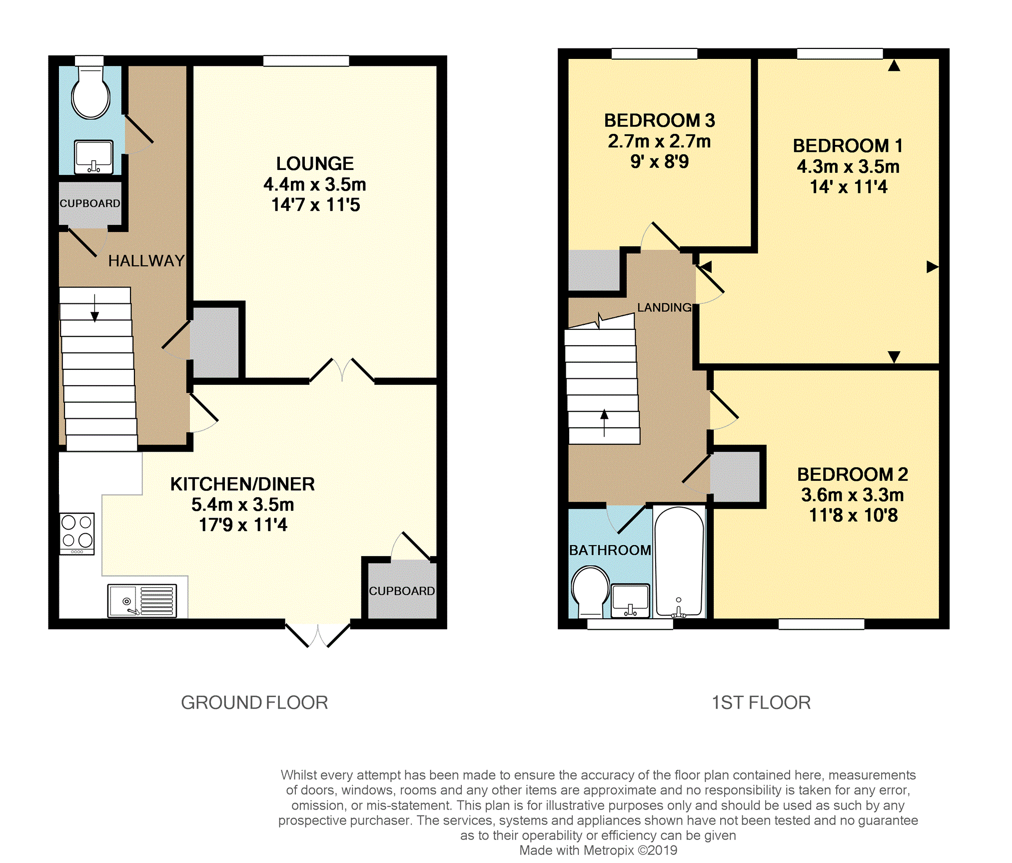 3 Bedrooms End terrace house for sale in Cant Way, Braintree CM7