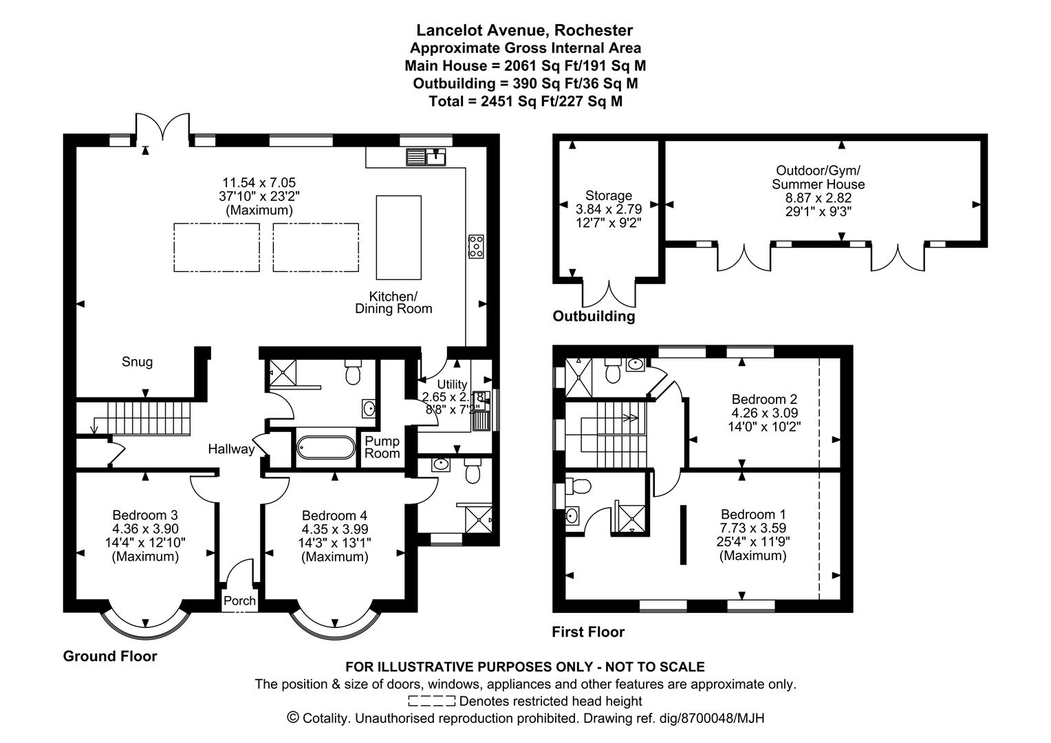 130, Lancelot Avenue, Rochester floorplan