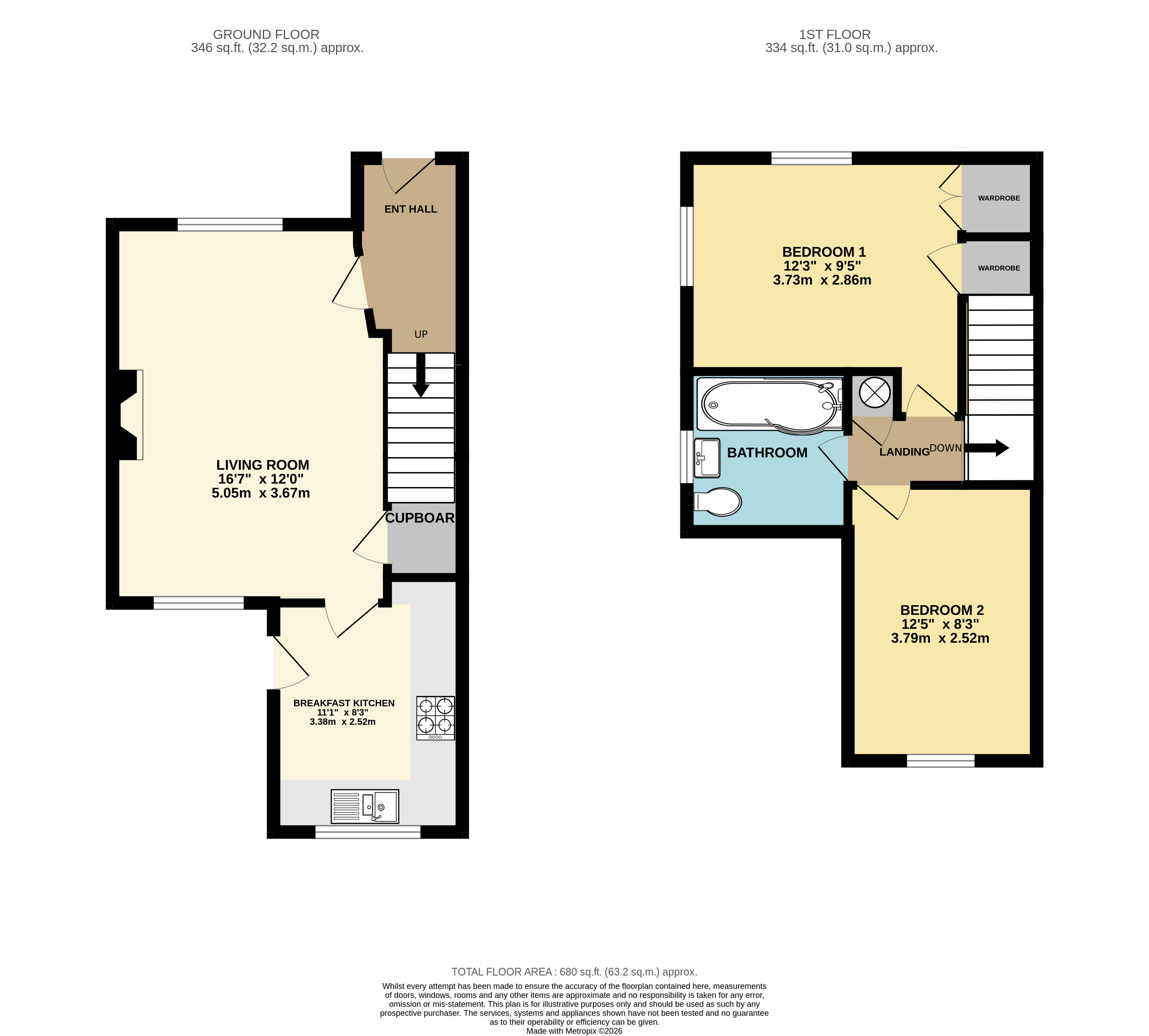 9, Orchard Cottages, York floorplan