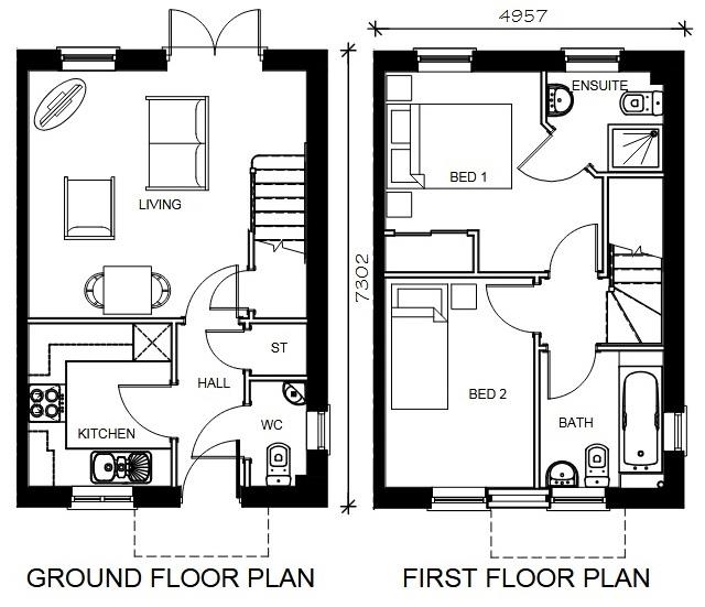 3, Herwick Close, Hereford floorplan