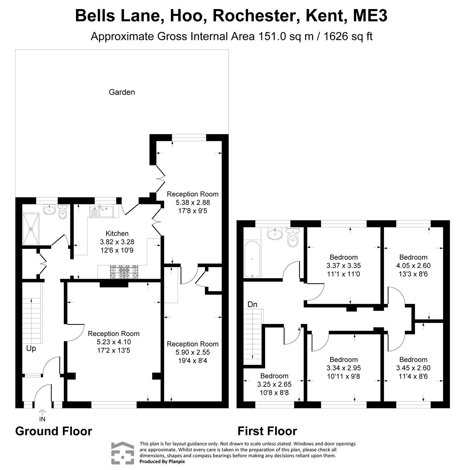 203, Bells Lane, Rochester floorplan