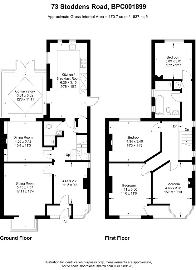 73, Stoddens Road, Somerset floorplan