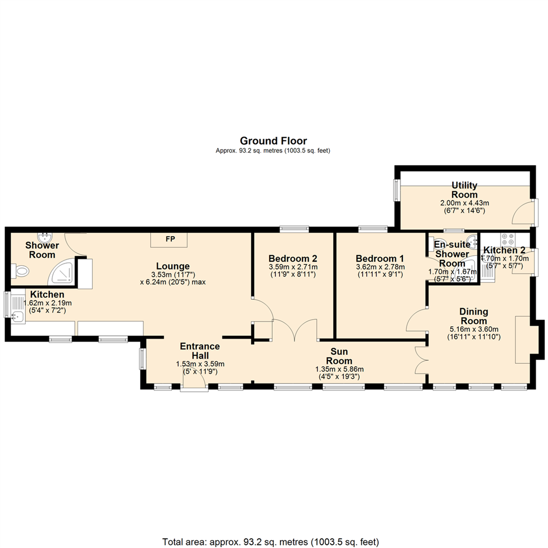 Railway Cottages, Helmshore Road, Rossendale floorplan