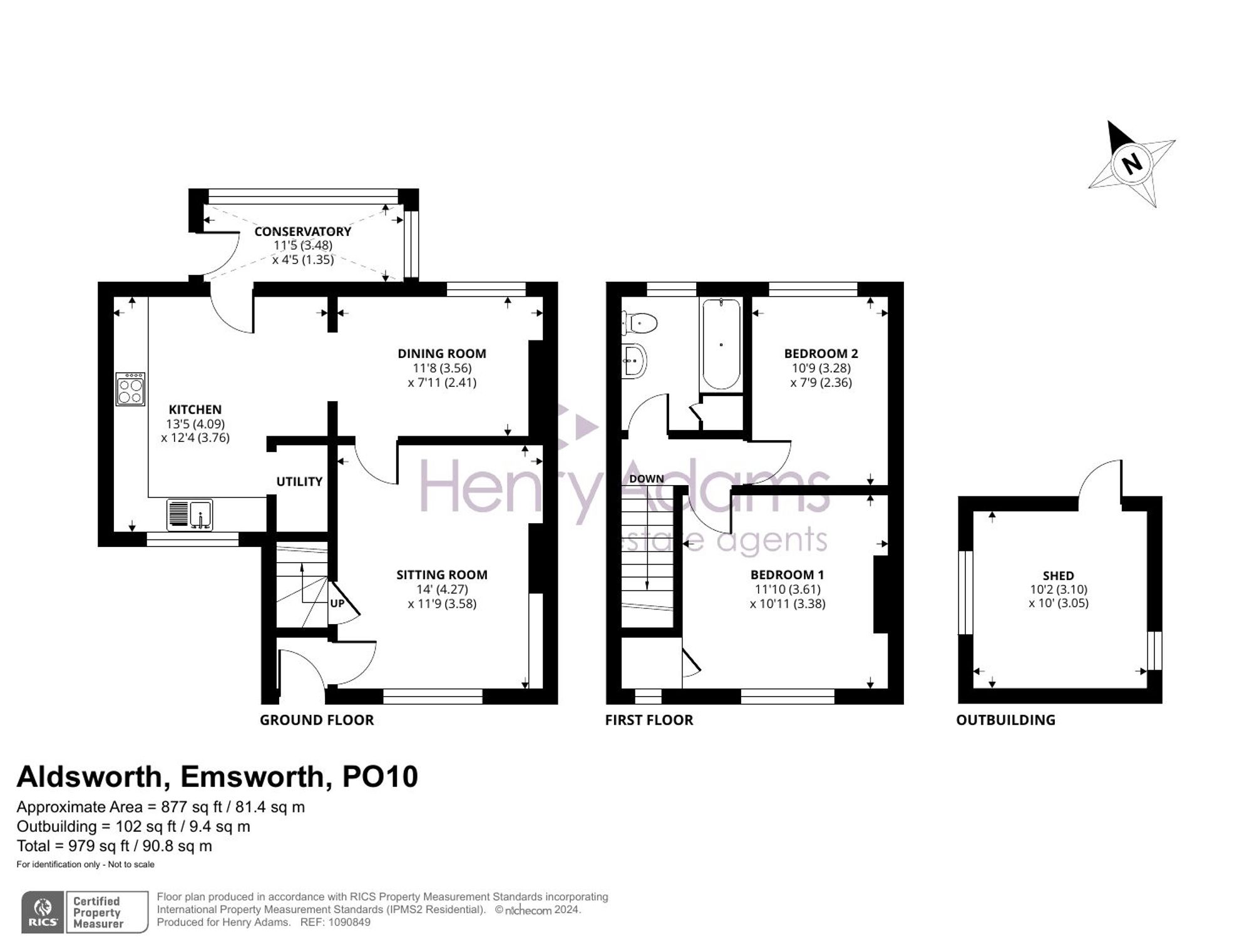 Aldsworth, Emsworth PO10, 2 bedroom semidetached house for sale