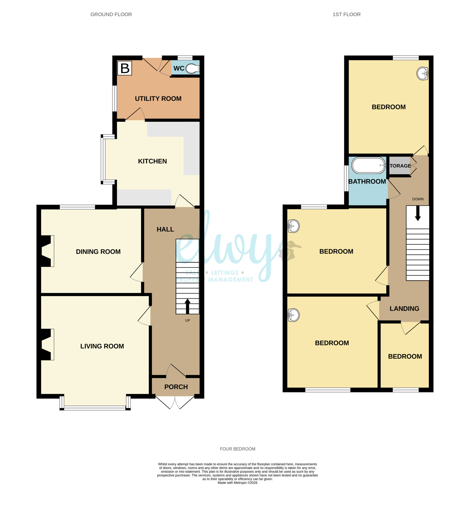 10, Palace Avenue, Rhyl floorplan