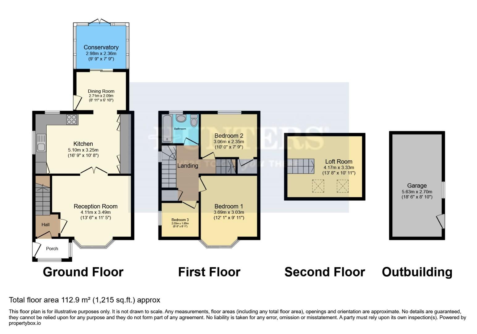 174, Shirecliffe Road, Sheffield floorplan