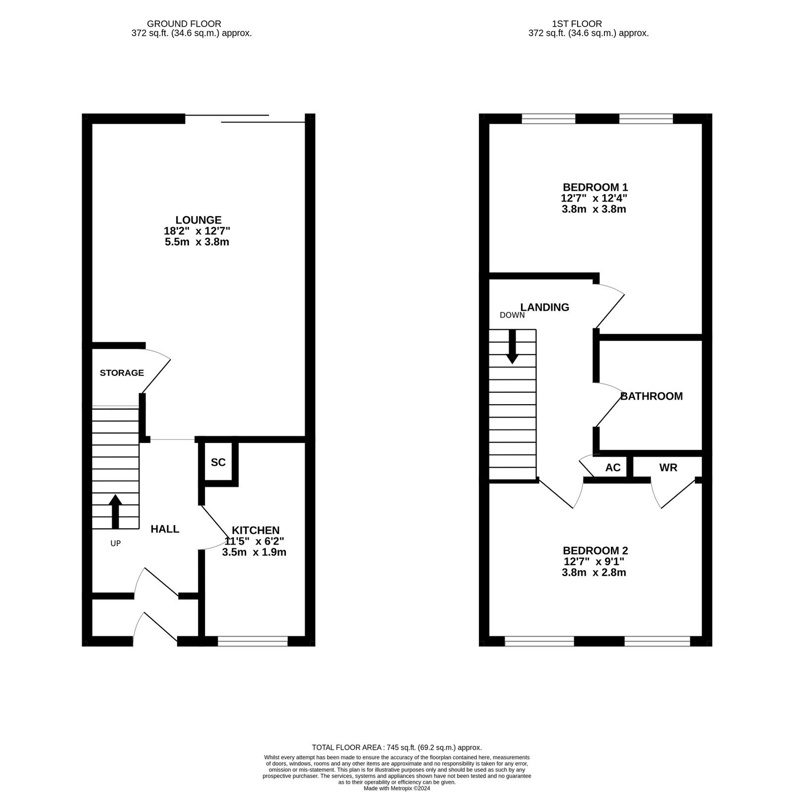 5, Allysum Walk, Billericay floorplan