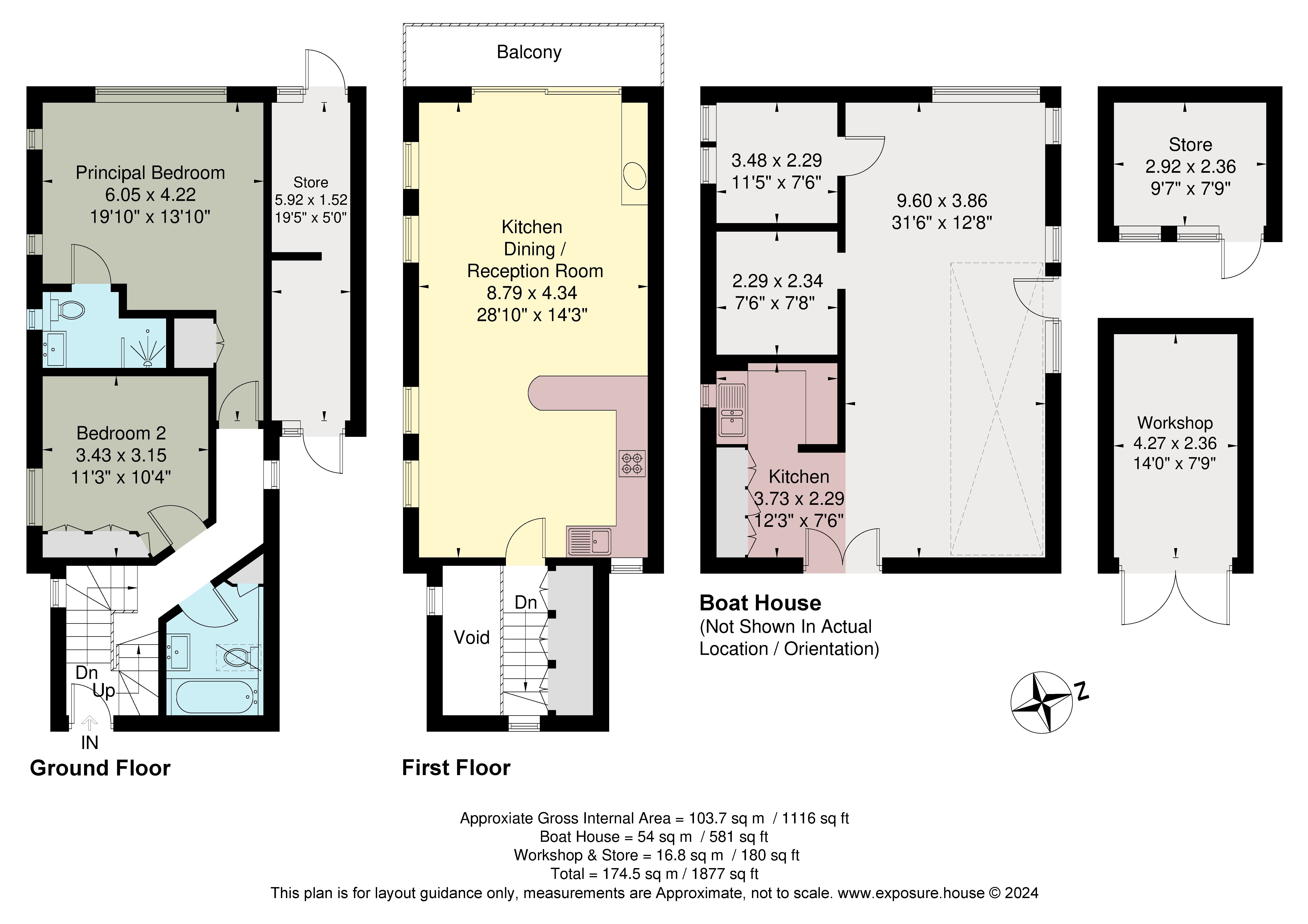 The Boat House,, Jessamy Road, Surrey floorplan