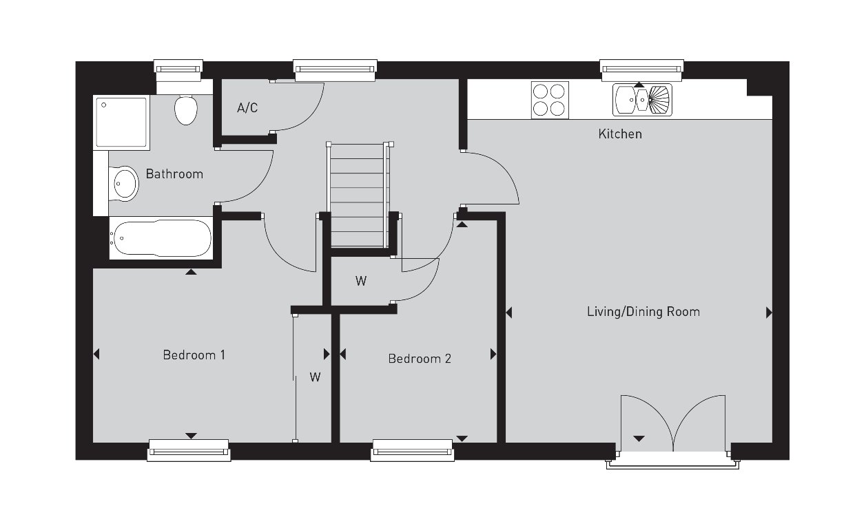 2 Bedrooms  to rent in Isles Quarry Road, Borough Green, Sevenoaks TN15