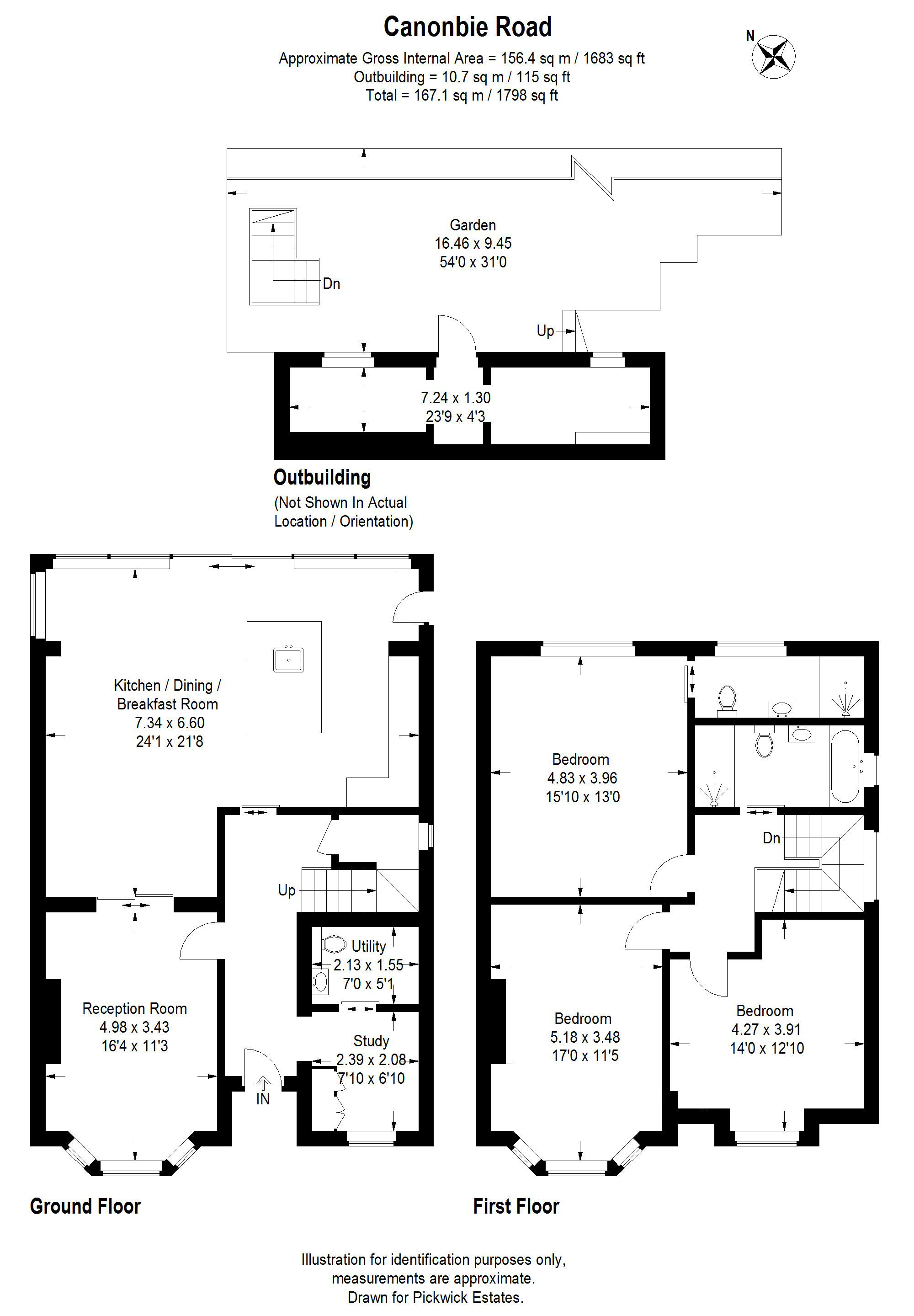 Canonbie Road, London floorplan